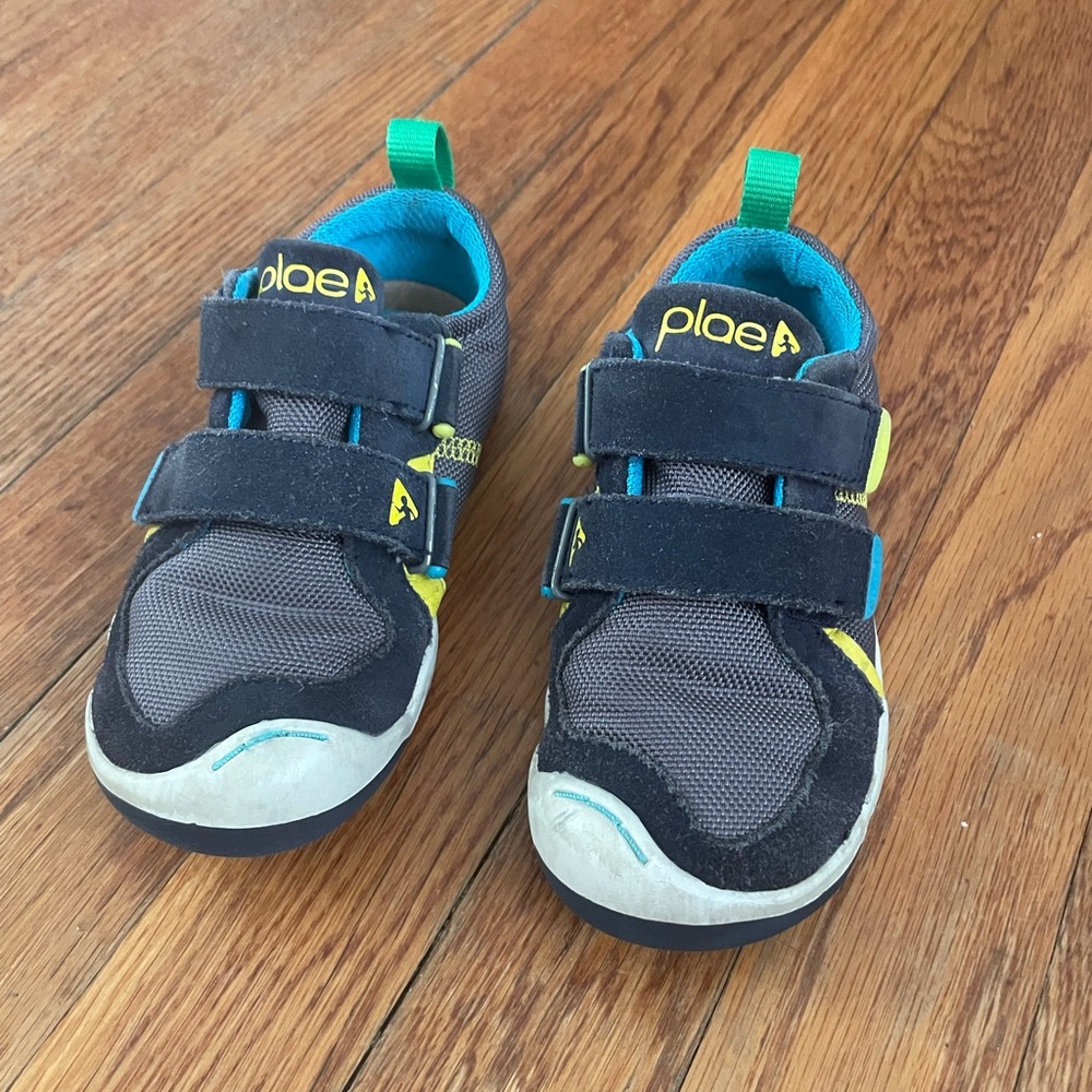 PLAE Kids Sneakers - Gray and Teal